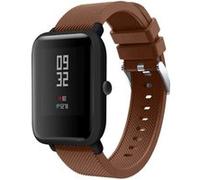 Strap-it Bracelet silicone - compatible pour Xiaomi - compatible pour Amazfit Bip (marron café) G