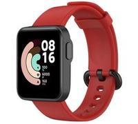 Strap-it Bracelet silicone - compatible pour Xiaomi Mi Watch Lite (rouge) G