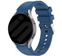 Strap-it Bracelet silicone connexion parfait - compatible pour Samsung Galaxy Watch 6 - 44mm (bleu) G