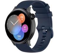 Strap-it Bracelet silicone luxe - compatible pour Huawei Watch GT 3 42mm (bleu foncé) G