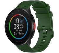 Strap-it Bracelet silicone luxe - compatible pour Polar Pacer (vert armée) G