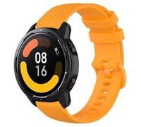 Strap-it Bracelet silicone luxe - compatible pour Xiaomi Watch S1 (orange) G