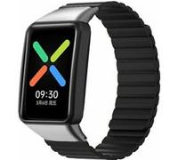 Strap-It Bracelet silicone relier - compatible pour Oppo Watch Free (noir) G