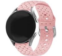 Strap-it Bracelet silicone tissé - compatible pour Samsung Galaxy Watch 6 - 40mm (rose) G