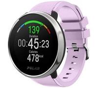 Strap-it Bracelet silicone twill - compatible pour Polar Ignite (lilas) G