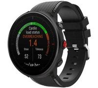 Strap-it Bracelet silicone twill - compatible pour Polar Vantage M (noir) G