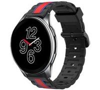 Strap-it Bracelet special edition - compatible pour Oneplus Watch (noir/rouge) G