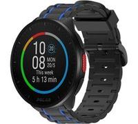 Strap-it Bracelet sport à boucle - compatible pour Polar Pacer (noir/bleu) G