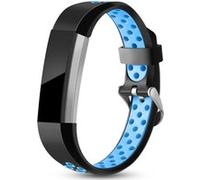 Strap-it Bracelet sport - compatible pour Fitbit Alta HR (noir/bleu) G