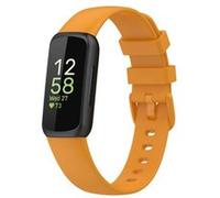Strap-it Bracelet sport - compatible pour Fitbit Inspire 3 - orange - Taille L G