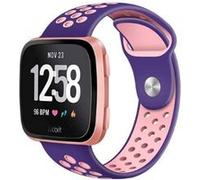 Strap-it Bracelet sport - compatible pour Fitbit Versa (violet/rose) G