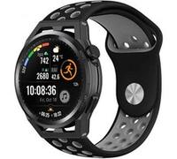 Strap-it Bracelet sport - compatible pour Huawei Watch GT Runner (noir/gris) G