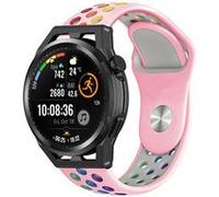 Strap-it Bracelet sport - compatible pour Huawei Watch GT Runner (rose coloré) G