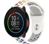 Strap-it Bracelet sport - compatible pour Polar Pacer (blanc/coloré) G