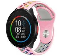 Strap-it Bracelet sport - compatible pour Polar Pacer (rose/coloré) G