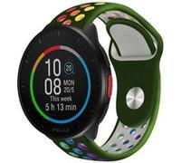Strap-it Bracelet sport - compatible pour Polar Pacer (vert armée/coloré) G