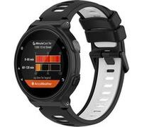 Strap-it Bracelet sport - compatible pour Samsung Galaxy WatchForerunner 235 (noir/blanc) G