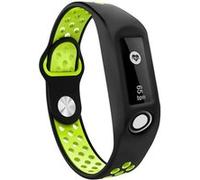 Strap-it Bracelet sport - compatible pour TomTom Touch (noir/vert) G