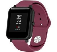 Strap-it Bracelet sport - compatible pour Xiaomi - compatible pour Amazfit Bip (bordeaux) G