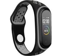 Strap-it Bracelet sport - compatible pour Xiaomi Mi band 6 (noir/gris) G