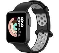 Strap-it Bracelet sport - compatible pour Xiaomi Mi Watch Lite (noir/gris) G