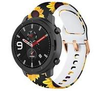 Strap-it Bracelet Sunny Flower - compatible pour Amazfit GTR 42mm G