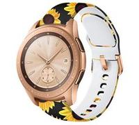 Strap-it Bracelet Sunny Flower - compatible pour Samsung Galaxy Watch 42mm G