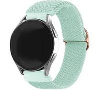 Strap-it Bracelet tissé réglable - compatible pour Samsung Galaxy Watch 4 44mm (turquoise) G