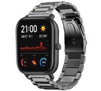 Strap-It Bracelet titane - compatible pour Amazfit GTS (gris) G