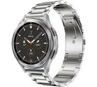 Strap-it Bracelet titane - compatible pour Samsung Galaxy Watch 4 Classic 42mm (argent) G