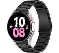 Strap-it Bracelet titane - compatible pour Samsung Galaxy Watch 5 - 44mm (noir) G