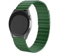 Strap-it - compatible pour Samsung Galaxy Watch 4 - Bracelet en silicone magnétique 44 mm (Vert) G