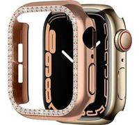 Strap-it Coque de protection DiamantPC - compatible pour Apple Watch 7 45mm (or rose) - AW 45mm G