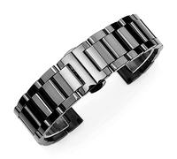 Strap METTAL METALLE ACIEUX ACTEULESSUX MEMS Mens Mens Femmes Rapide Rapide Solid ALIGNABLE Butte Boucle AUTOP