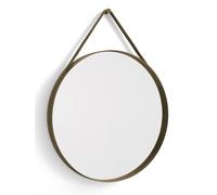 Strap Mirror No 2 Miroir mural Ø70 cm Hay brun - 5710441315315