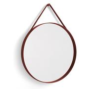 Strap Mirror No 2 Miroir mural Ø70 cm Hay Rouge - 5710441315339