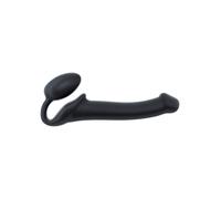 Gode-Ceinture Strapless Semi-Réaliste S Noir
