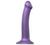 Strap-on-me Brillance Métallique M - dildo doux pour la peau (violet métallisé)