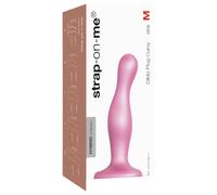 Strap-on-me Curvy M - Dildo ondulé ventouse (rose)