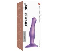 Strap-on-me Curvy S - gode ondulé avec ventouse (violet)