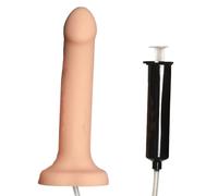 strap-on-me Dildo Cum Semi-Réaliste Ejaculateur avec Seringue, Chair, Taille L, 30 ml
