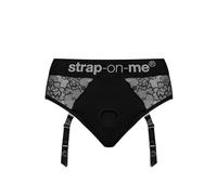 Strap-On-Me Harnais Lingerie Diva | Lingerie en Dentelle Érotique Coupe Seconde Peau - Compatible avec Godemichés et Strap-On - Idéal Pegging, BDSM