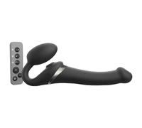 Strap-on-me M - vibromasseur à ondes noir élégant