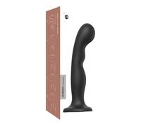 Strap-on-me P&G L - Dildo incurvé ventouse (noir)