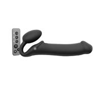 Strap-On-Me Plus flexible Vibromasseur ceinture avec télécommande Noir XL