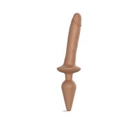 Strap-on-me Switch Realistic L - 2in1 Silicone Dildo (Natural)