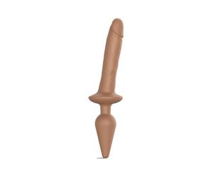 Strap-On-Me - Switch Plug-in Realistic Dildo Caramel L