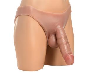 Strap-On - PeggingPerfect™ - Slip RealSkin™ avec gode de 20 cm