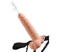 FETISH FANTASY SERIES - Harnais Réglable Pénis Réaliste avec Balles Éjaculantes 19 Cm
