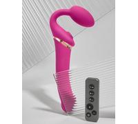 Strap-on vibrant télécommandé Multi Orgasm rose M